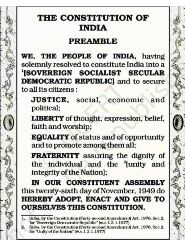 Actress Parvathy posts about Indian Constitution 