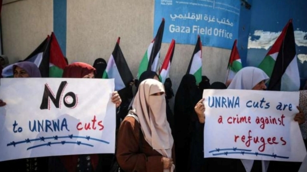 The United States abruptly cut off funding for UNRWA 