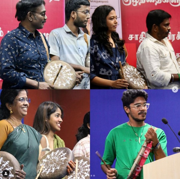 A sound mani that plays traditional instruments