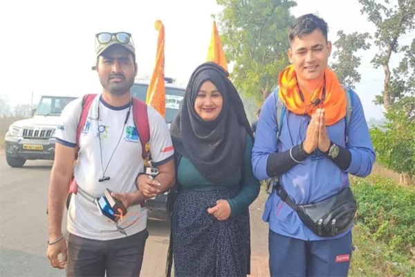 Muslim women Shabnam walking 1,427 km towards Ram temple 