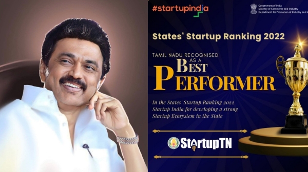  Tamilnadu tops in start up: Chief minister stalin proud of dravidian model