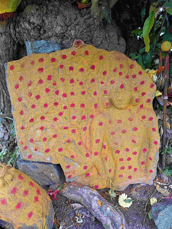 Kotravai statue found in Gingee Alampoondi 