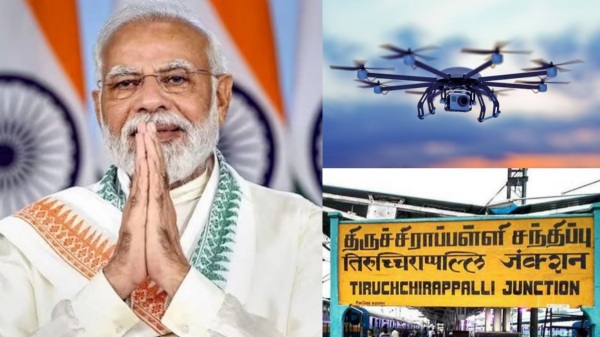 Drones have been banned from flying in Trichy for 3 days ahead of PM Modis visit