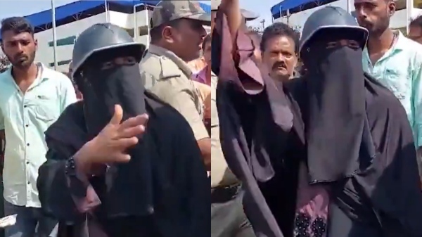 A woman replied to Jai Shree Ram with Allahu Akbar in Karnataka amid Ayodhya Ram Mandir inauguration 