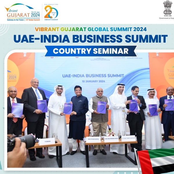 India-UAE Business meet in Gujarat Global Summit 2024 India-UAE Business meet in Gujarat Global Summit 2024