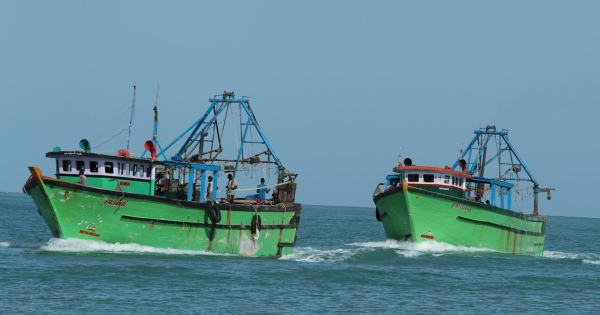 12 Tamilnadu fishermen were arrested by the Sri Lankan navy early near Pudukottai 