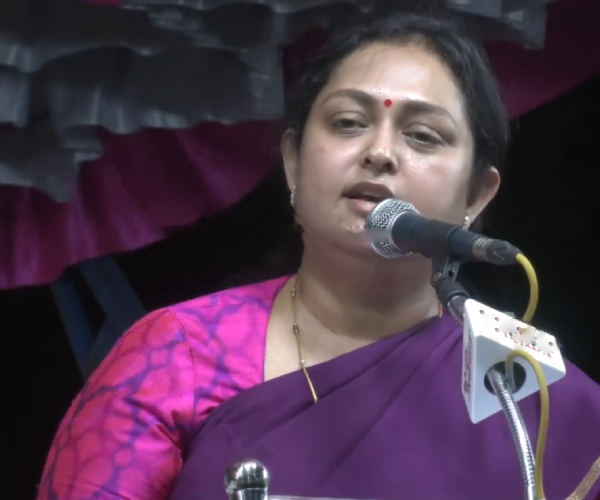 ADMK Vindhya says even TTF Vasan is attracting crowd but not DMK