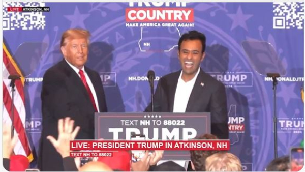 Vivek Ramaswamy drops out of the 2024 presidential race, endorses Trump