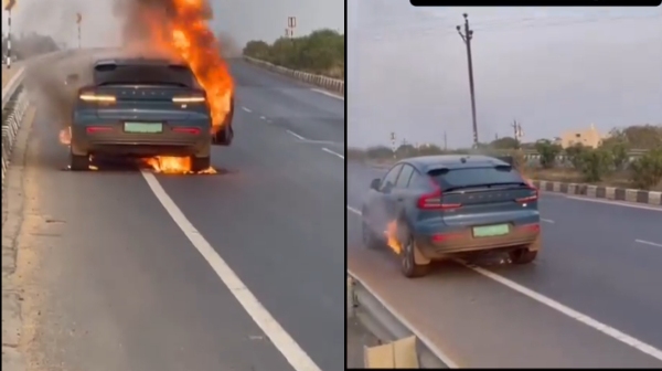  Volvo C40 Recharge EV catches fire in Chhattisgarh: What really happened? 