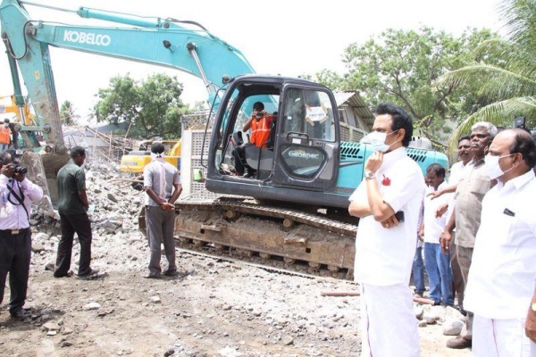  The case filed by CM M. K. Stalin regarding the Mugalivakkam building accident is coming up for hearing tomorrow