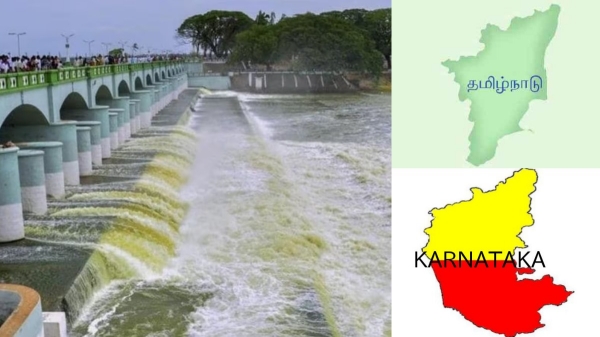 A meeting of the Cauvery Water Regulation Committee is being held today regarding the distribution of river water A meeting of the Cauvery Water Regulation Committee is being held today regarding the distribution of river water