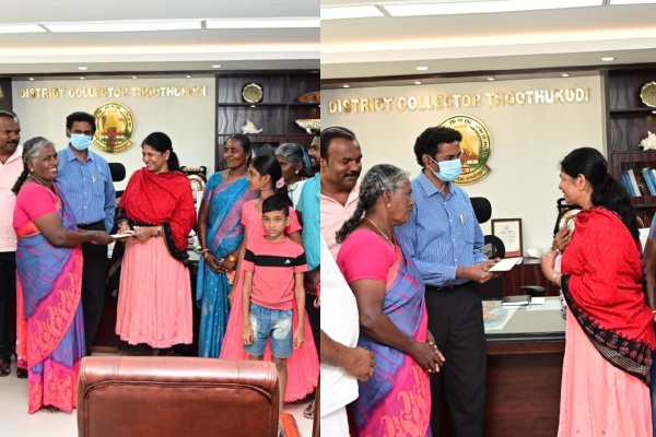 Thathankulam people gives the amount to flood relief, that amount was given by railway for appreciation