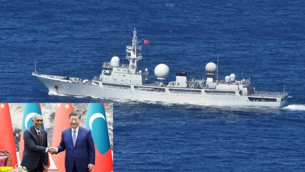 Indian Navy alerted to Chinese spy ship near Maldives 