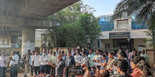  Journalists announced protest against Annamalai for abusive statement against them 