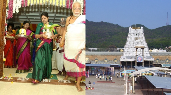 VK Sasikala Visited Tirupati Elumalaiyan Temple 