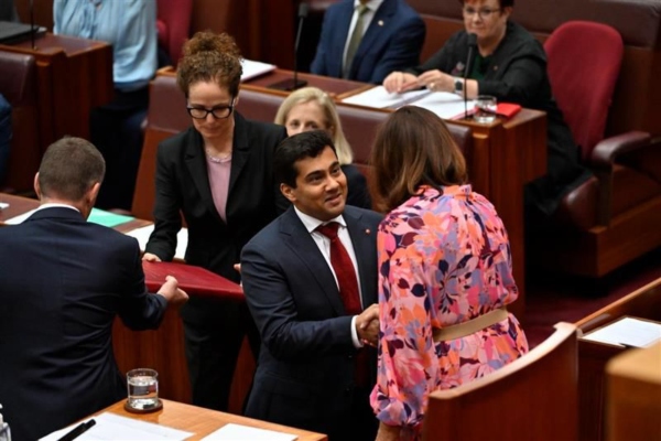 Indian origin man Varun Ghosh elected as an Australian Senator and he takes oath on Bhagavad Gita 
