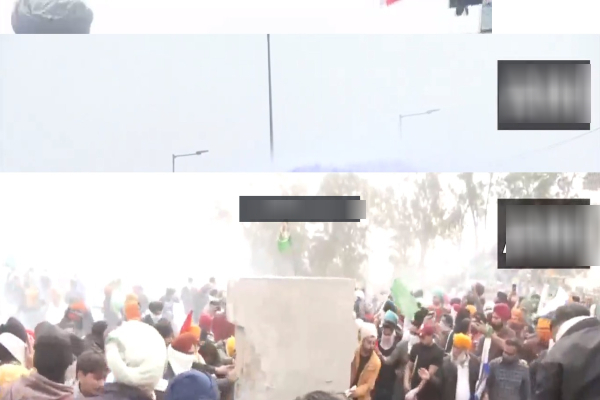 Delhi Chalo 2.0: Protesting farmers forcibly remove cement barricade in Haryana 