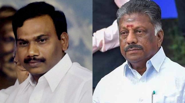 O Panneerselvam dedicates Thirukural to DMK MP A Raja