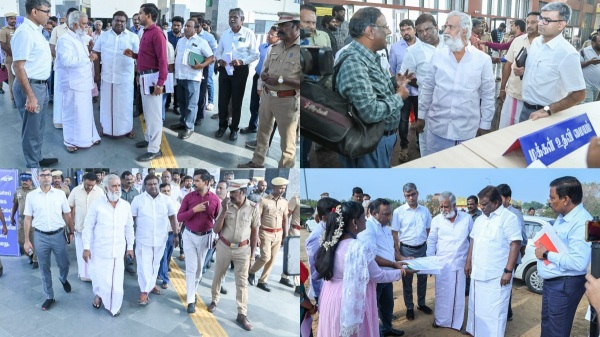 Omni Bus Parking Yard Built At Mudichur When will bus terminal open? Update from Sekar babu 