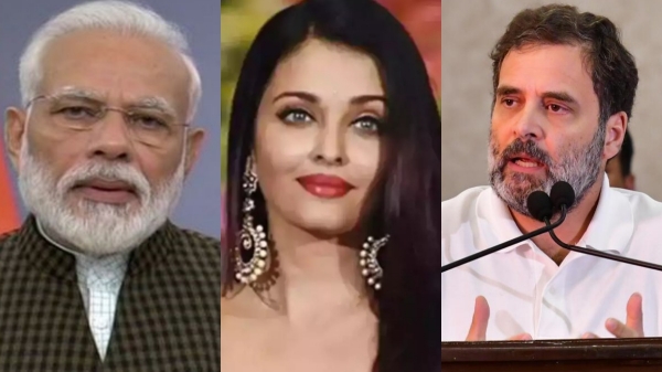Ram Temple Inauguration: Rahul Gandhi slams PM Modi with mentioned Amitabh Bachchan and his daughter in law Aishwarya rai Ram Temple Inauguration: Rahul Gandhi slams PM Modi with mentioned Amitabh Bachchan and his daughter in law Aishwarya rai