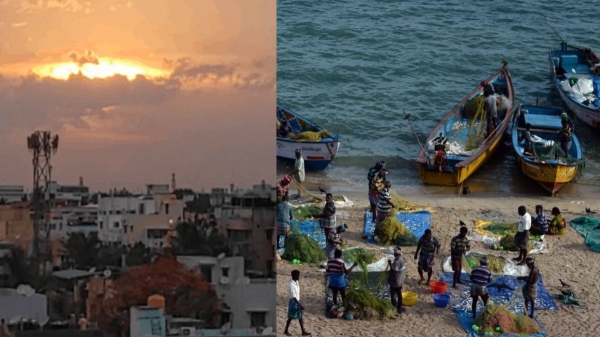 No chance of rain for the next 6 days from today in Chennai 
