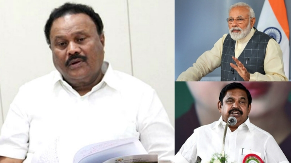 Modi who praised MGR, Jayalalitha why did not praise Edappadi? asks Dindigul Srinivasan 