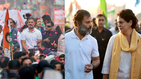 Priyanka Gandhi participates in Rahul Gandhis Bharat Jodo Nyay Yatra in Uttar Pradesh Priyanka Gandhi participates in Rahul Gandhis Bharat Jodo Nyay Yatra in Uttar Pradesh