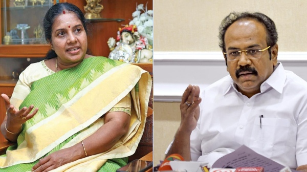Minister thangam thennarasu reply to vanathi srinivasan on coimbatore metro train