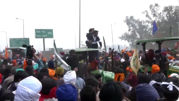 Rice famine imminent: Farmers protest in Delhi 