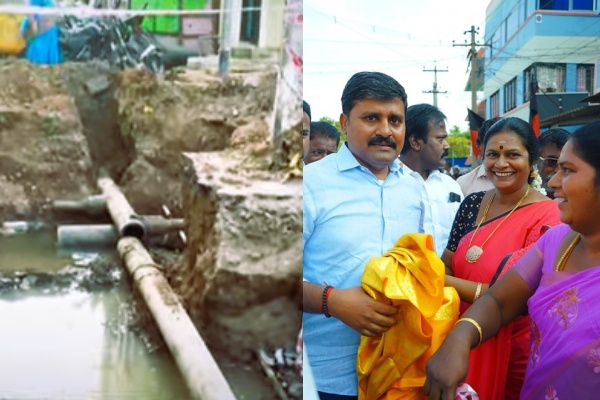 Those who complained to Minister KN Nehru son Arun in Trichy now singing the praises Those who complained to Minister KN Nehru son Arun in Trichy now singing the praises