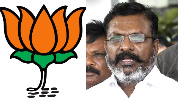 Thirumavalavan protest alleging that the BJP is conspiring to the voting machines 