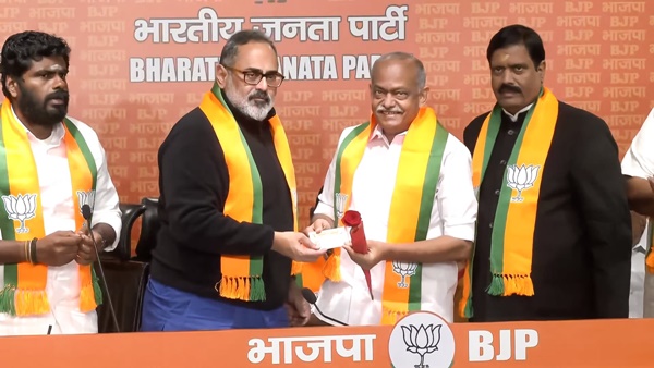 Challenger Duraisamy who got less votes than Noto: Former Coimbatore AIADMK MLA joins BJP 