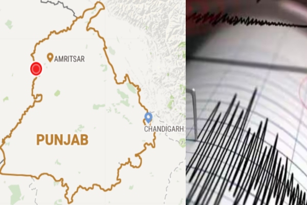 Earthquake in the Punjab at midnight causing panic among people 