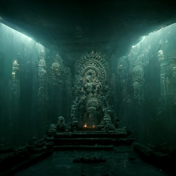 How Dwarka the place of Krishna submerged into the sea?