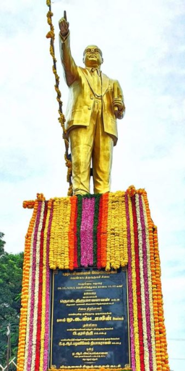 Statues were erected during MK Stalins regime 