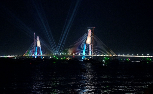 PM Modi inaugurates Sudarshan Setu- Indias longest cable stayed bridge in Gujarat PM Modi inaugurates Sudarshan Setu- Indias longest cable stayed bridge in Gujarat