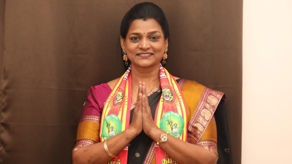 Who is chandra prabha who contests as a NTK candidate in ramanathapuram lok sabha constituency