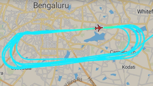 Akasa air flight circling Bangalore south area: What is the reason Akasa air flight circling Bangalore south area: What is the reason