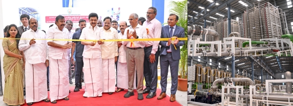 CM Stalin inaugurate sea water desalination plant at Nemmeli