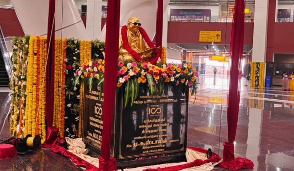 Statues were erected during MK Stalins regime 