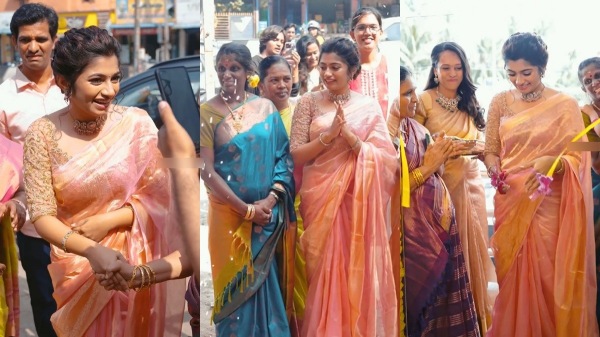 Bigg Boss Archana is attending a store opening ceremony