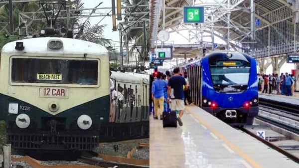 Beach to Tambaram train services cancellation Additional metro trains run today Beach to Tambaram train services cancellation Additional metro trains run today