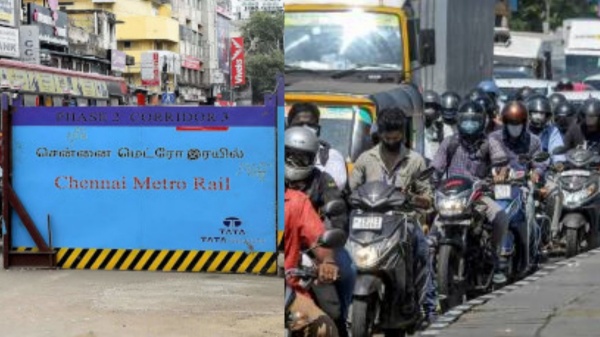 Chennai police has announced traffic diversion alert near Anna Salai and Nungambakkam metro due to Chennai metro works Chennai police has announced traffic diversion alert near Anna Salai and Nungambakkam metro due to Chennai metro works