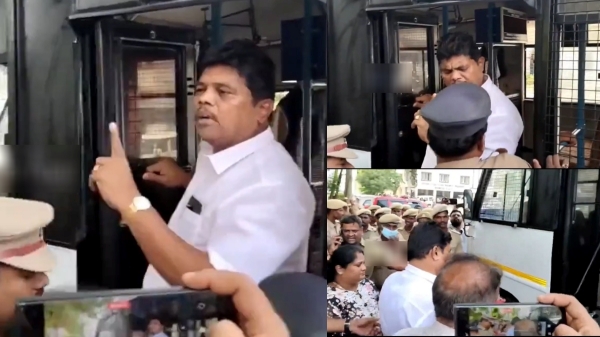 Coimbatore MyV3 ads owner Sakthi Anand arrested for protesting in Police Commissioner Office 