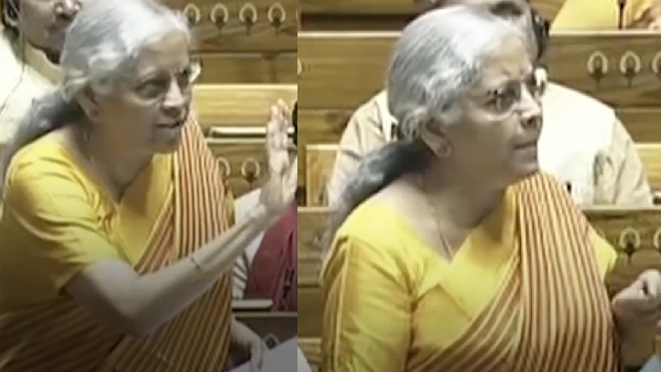 Aiyyo, Aiyyo Nirmala Sitharaman reaction when opposition blocked her speech in Parliament 