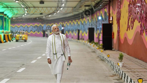 The Della Pragati Maidan tunnel, inaugurated by Prime Minister Narendra Modi, is irreparably damaged 