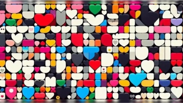 Can you find how many hearts in this image? 