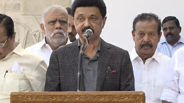 What did CM Stalin said in press meet after return from Spain