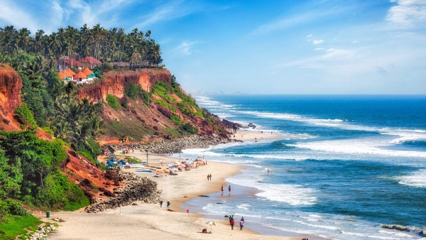 chennai to Varkala beach is best place for low budget tourism 