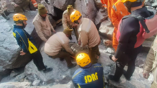 Nearly after two weeks of search ADMK ex mayor Saidai Duraisamys son Vetri body found Nearly after two weeks of search ADMK ex mayor Saidai Duraisamys son Vetri body found